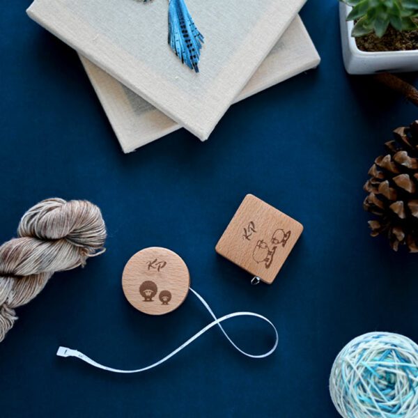 KnitPro Retractable Wood Encased Measuring Tape