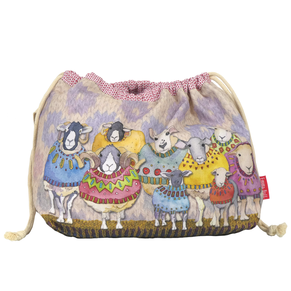 sheep in sweaters drawstring