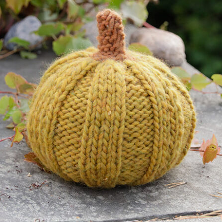 Knitted Pumpkins Kit - Wide Rib